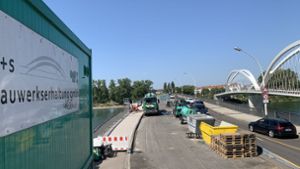Auf der Europabrücke beginnt der zweite Bauabschnitt