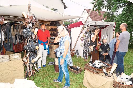Lagerleben, Mittelaltermarkt, Bauern- und Kunsthandwerkermarkt gehören in Reiselfingen dazu. Foto: Schwarzwälder Bote