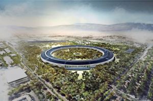 Der neue Apple Campus ist ein Symbol für den Innovationsgeist des Silicon Valley. Foto: picture alliance