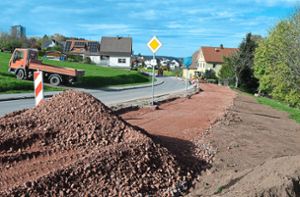 Die Arbeiten am Radweg Sulgen – Mariazell schreiten derzeit zügig voran und sind dem Bauzeitenplan voraus. Foto: Herzog