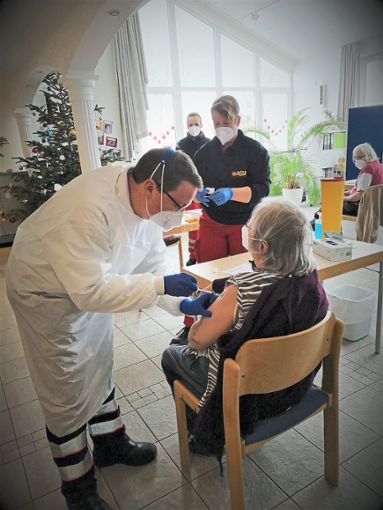 Die ersten Impfungen wurden bereits im Haus am Rödelsberg vorgenommen. Foto: Unternehmen