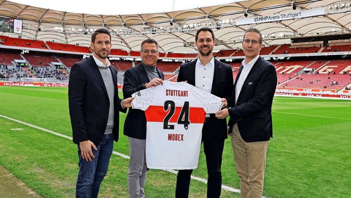 Nagolder Unternehmen: Der VfB Stuttgart und Mobex sind  jetzt Business-Partner