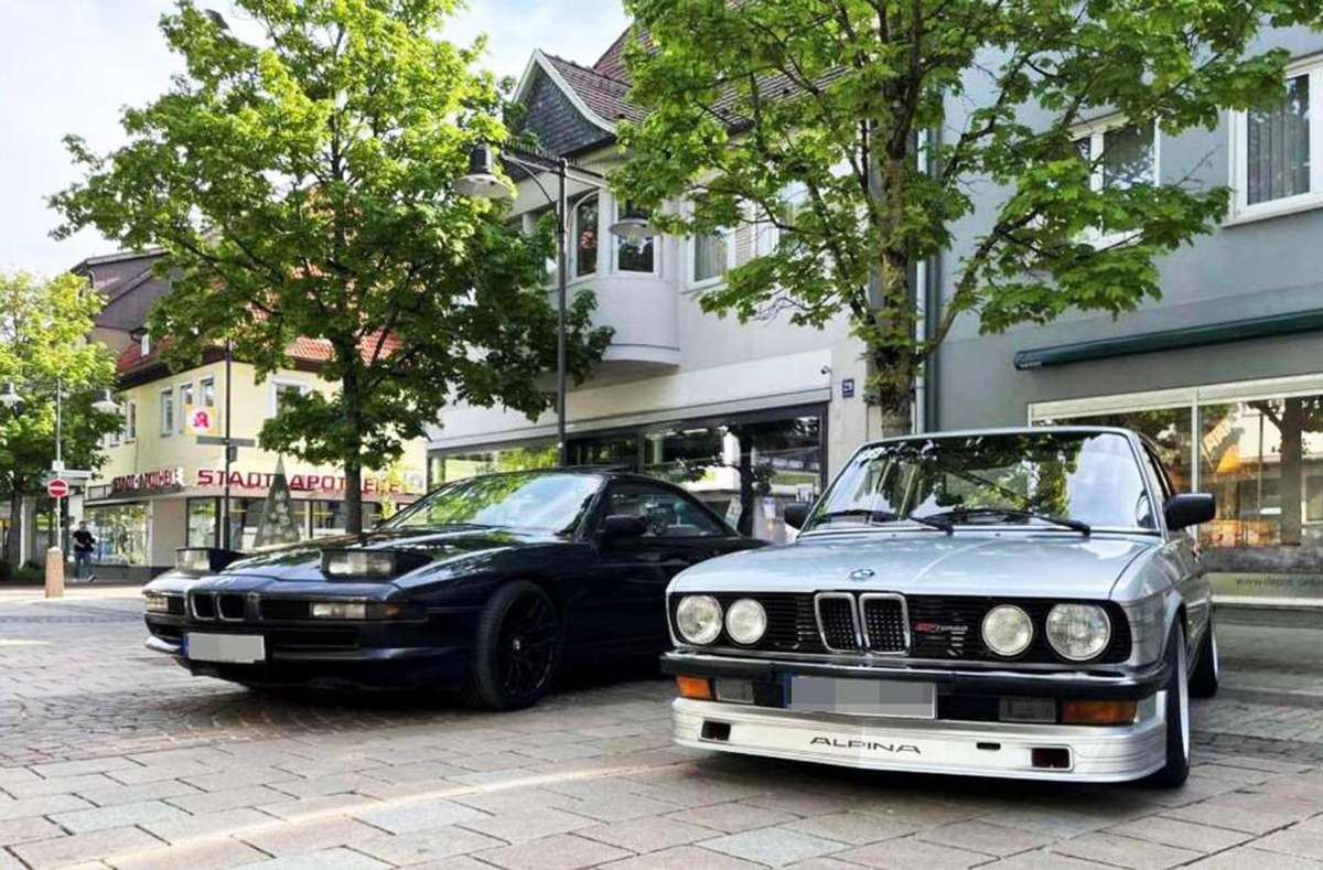 BMW-Modelle aller Reihen sind am 5. Juni in der Balinger Innenstadt zu sehen. Foto: Wäschle