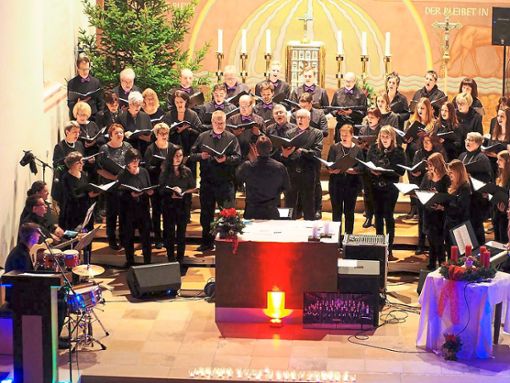 Der Chor Vocalmania bei seinem Konzert in der Rexinger Kirche – bald reist das Ensemble nach Rom. Foto: Vocalmania Foto: Schwarzwälder Bote