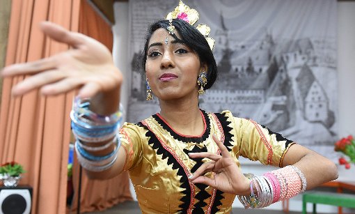Die Auftritte von Madhu Shani Hewa waren ein absolutes Highlight des Horber Weltfrauentags im Steinhaus.  Foto: Hopp