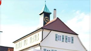 Altes Rotensoler Rathaus: Die Turmuhr funktioniert  wieder einwandfrei. Foto: Gegenheimer
