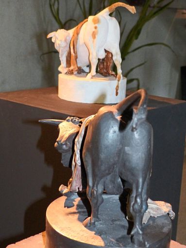 Der Stier von Kork ist eines jener Beispiele, bei denen Ringwald historischen Hintergrund transportiert, wie beim Münsterbrunnen in Villingen. Foto: Schwarzwälder Bote