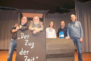 Sie sind startklar, die Macher des Rötenbacher Musicals (von links):  Martin Fies, Wulf Schmidt, Anne Rütten, Helmut Büchele und Armin Hasenfratz.    Foto: Bächle Foto: Schwarzwälder Bote
