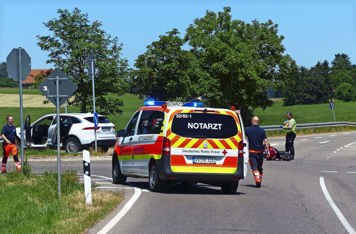 Motorrad übersehen: Unfall zwischen Villingen und Nordstetten endet tödlich