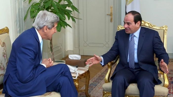 US-Außenmininster Kerry sucht nach Lösungen 