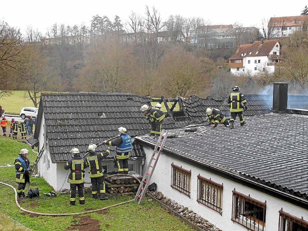 Rangendingen: Brand zerstört Schützenhaus in Bietenhausen