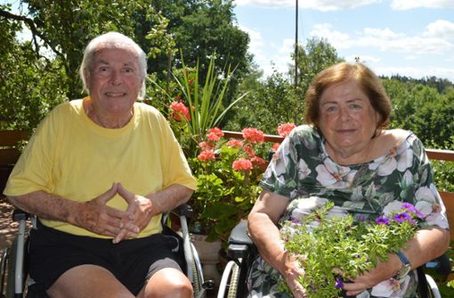 Günter und Gertraude Laubmann aus Locherhof sind seit 70 Jahren verheiratet. Foto: Herzog