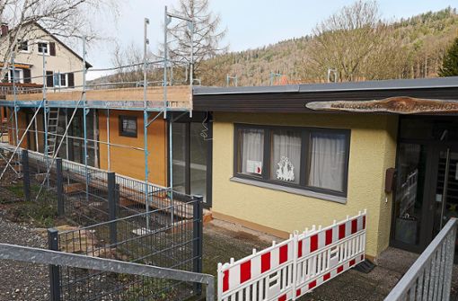 Der Kindergarten in Unterreichenbach wird erweitert. Foto: Fritsch