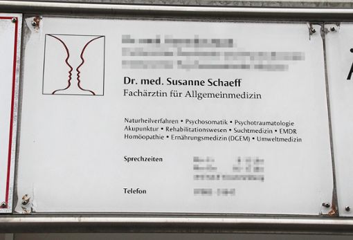 Heute schon Geschichte: die Allgemeinarztpraxis von Susanne Schaeff in der Ettlinger Straße. Foto: Gegenheimer