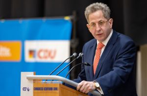 CDU-Bundestagskandidat Hans-Georg Maaßen. Foto: dpa/Michael Reichel