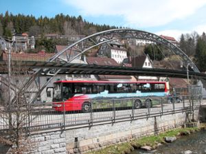 Der Panorama-Bus (hier im Furtwanger Busbahnhof) nimmt am 8. September wieder seinen Dienst auf.   Foto: Liebau