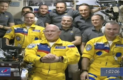 Erst kürzlich sind russische Kosmonauten auf der ISS angekommen. Foto: dpa/Uncredited