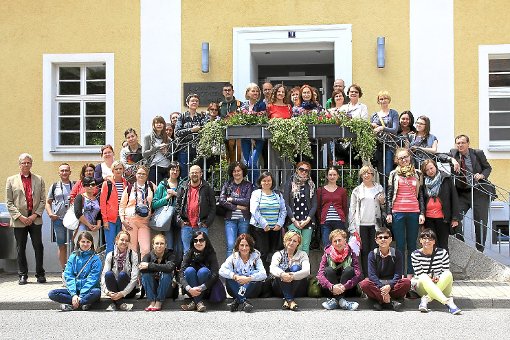 Rund 40 Besucher aus Warschau informierten sich an den Zinzendorfschulen über die Erzieherausbildung. Fotos: Zinzendorfschulen Foto: Schwarzwälder-Bote