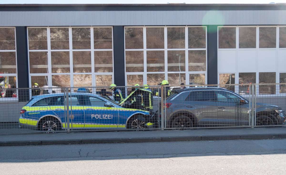Anfang Februar stoppte die Polizei den Autofahrer in Sulz mit einer Kollision. Foto: Heidepriem