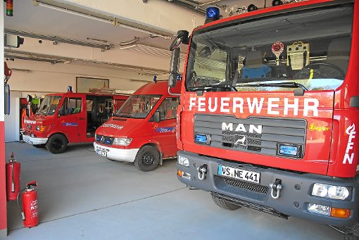 Das Fahrzeug der Schabenhauser Wehr steht nun im Gerätehaus in Niedereschach. Foto: Bantle Foto: Schwarzwälder-Bote