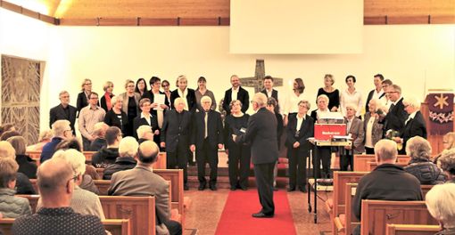 Viele Sänger des Zavelsteiner Kirchenchors wurden für langjähriges Mitsingen geehrt.  Foto: Kirchenchor Foto: Schwarzwälder Bote