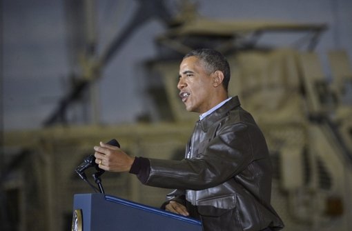 US-Präsident Barack Obama hat den US-Truppen in Afghanistan einen Überraschungsbesuch abgestattet. Foto: dpa/US DEPARTMENT OF DEFENSE