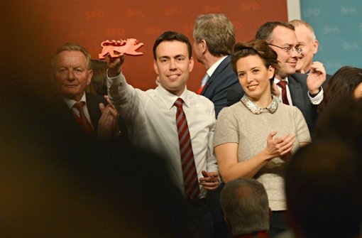 Nils Schmid wurde beim SPD-Landesparteitag frenetisch gefeiert. Foto: dpa