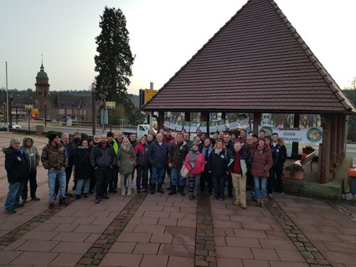 Die Teilnehmer der Aktion in Freudenstadt. Foto: Veranstalter