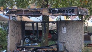 Brand zerstört in Gengenbach ein Bushaltehäuschen