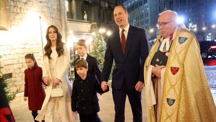 Prinzessin Kate kommt mit Familie zu ihrem Weihnachtsliederkonzert