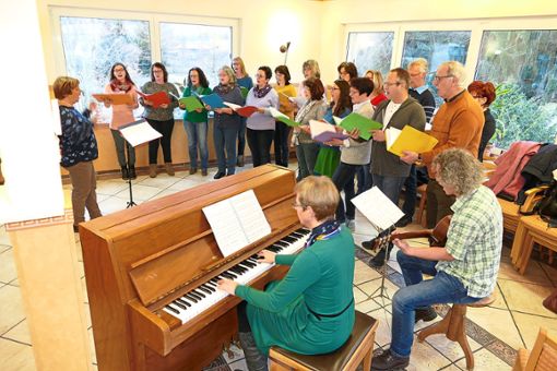 Der Chor Injoy bot im Seniorenzentrum Waldheim  Tonbach ein ansprechendes Programm.  Foto: Waldheim Tonbach Foto: Schwarzwälder Bote