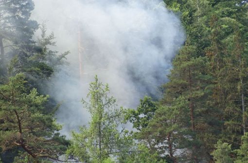 In der Nähe der Welzberghütte hat es am Samstagvormittag gebrannt. Foto: Steffi Stocker