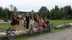 Eine abwechslungsreiche Familien-Tour führte an den Kirnbergsee bei Bräunlingen.  Foto: Mountainbike-Freunde Foto: Schwarzwälder-Bote