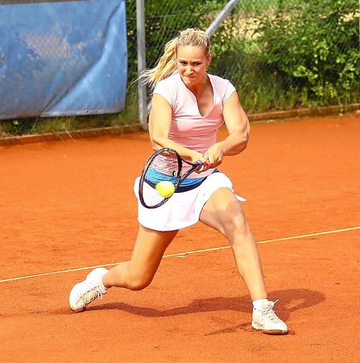Klar überlegen war in ihrem Qualifikations-Endspiel die Münchenerin Sarah-Rebecca Sekulic (Bild) gegen Maia Lumsden aus England. Foto: Wagner