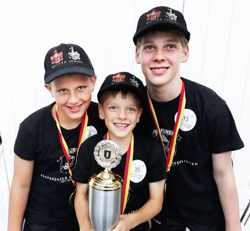 Die Weltmeister Maximilian Klaiber, Linus Veeser und Fabian Graf (von links) freuen sich besonders auf das Großereignis.  Foto: Klaiber Foto: Schwarzwälder Bote