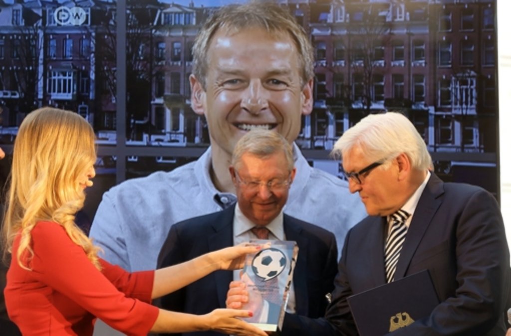 Deutsche Fußball-Botschafter: Klinsmann und Hitzlsperger geehrt