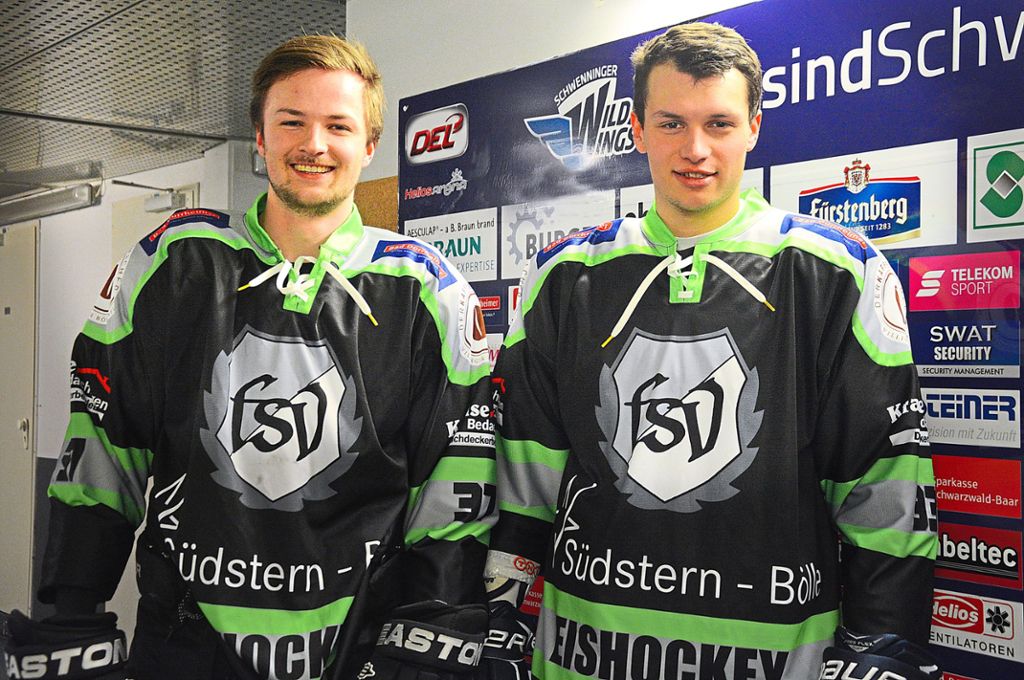 Simon Engell und Urs Hugger (von links) haben sich in der FSV für Eishockey entschieden.