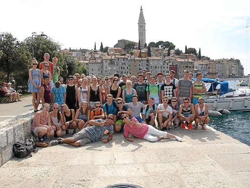 Die Schüler der 9d hatten viel Spaß auf ihrer Studienfahrt in Kroatien. Foto: Realschule Horb Foto: Schwarzwälder-Bote