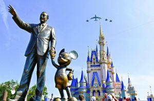 Der Bär war im Bereich des „Magic Kingdoms“ in  Disney World Florida gesichtet worden (Archivbild). Foto: IMAGO/ZUMA Wire/IMAGO/Sra Leandra Garcia/U.S. Air