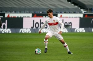 Mateo Klimowicz stand letztmals beim 2:5 in Leverkusen in der VfB-Startelf. Foto: Imago/Robin Rudel