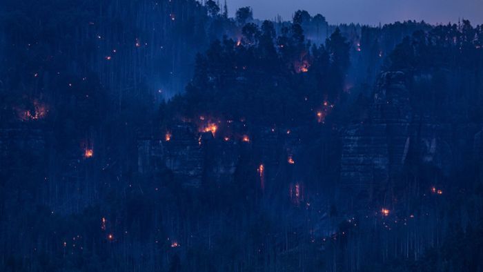 Lage in Waldbrandgebieten weiter kritisch