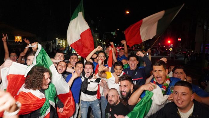 Italienische Fans sorgen für Jubelstürme in Fellbach
