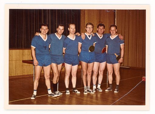 1966 ist die  Tischtennis-Mannschaft des SVR erstmals  in die Bezirksliga aufgestiegen. Von links: Johannes Zenker, Gerhard Eichholz, Heinz Keller, Günther Luber, Helmut Rau und Wolfgang Jäger. Archiv-Foto: SVR Foto: Schwarzwälder Bote