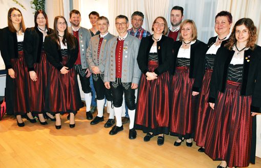Die Vorstands- und Ausschussmitglieder des Musikvereins Meßstetten Foto: Lissy Foto: Schwarzwälder Bote