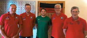 2019: Der Gesamtvorstand des VfB Villingen (von links): Rico Engel, Jörg Engel, Robin Rusch, Dieter Pohl und Heinrich Drzyzga.   Foto: Archiv/Drzyzga