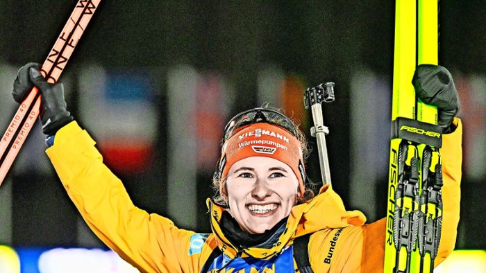 Janina Hettich-Walz WM-Silbermedaille: Auch   eine Olympiasiegerin ist von der Biathletin begeistert