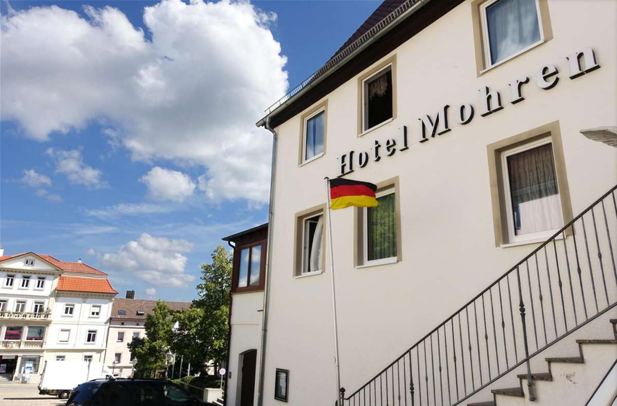 Das Hotel Mohren wird derzeit umgebaut und erhält einen neuen Namen. Foto: Stopper