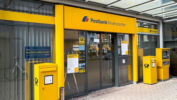 Postbank in Nagold schließt doch schon Ende November