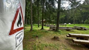 Stadt St. Georgen sperrt Grillplatz im Röhlinwald