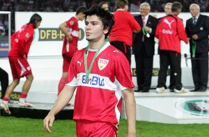 Serdar Tasci beim Pokalfinale 2007 gegen den 1. FC Nürnberg Foto: Baumann